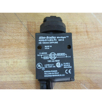 Allen Bradley 42KL-D1LBQ-F4 High Speed Diffuse Sensor 42KLD1LBQF4 Ser A