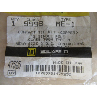 SchneiderSquare D 9998-ME1 Contact Kit