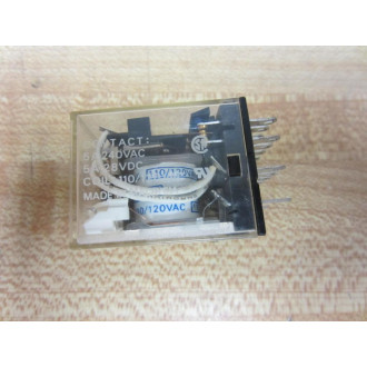 Omron MY4N Relay MY4N-110-120V AC Coil VAC - Used