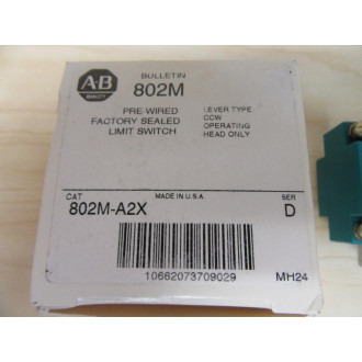 Allen Bradley 802M-A2X Contact Block