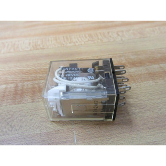 Omron MY4N Relay MY4N-24V AC Coil 24VAC (Pack of 4) - Used