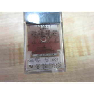 Omron MY4N Relay MY4N-110-120V AC (S) - Used
