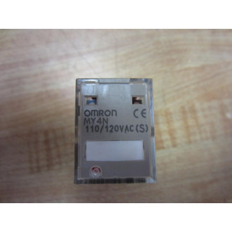 Omron MY4N Relay MY4N-110-120V AC (S) - Used