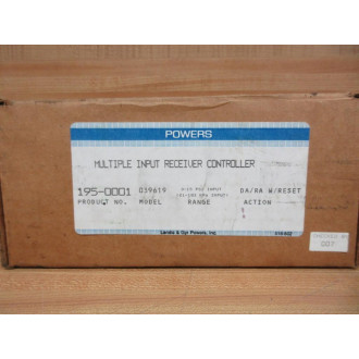 Powers 195-0001 Input Receiver Controller 1950001