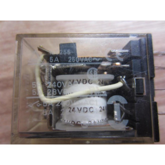 Omron MY2-D-24V DC Relay MY2-D-24VDC - Used