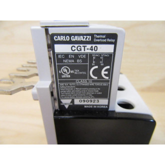 Carlo Gavazzi CGT-40-36 Overload Relay - New No Box