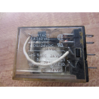 Omron MY2-US-SV-24V DC Relay MY2-US-SV-24VDC - Used