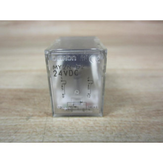 Omron MY2N-D2-24V DC Relay MY2N-D2-24-VDC . - Used