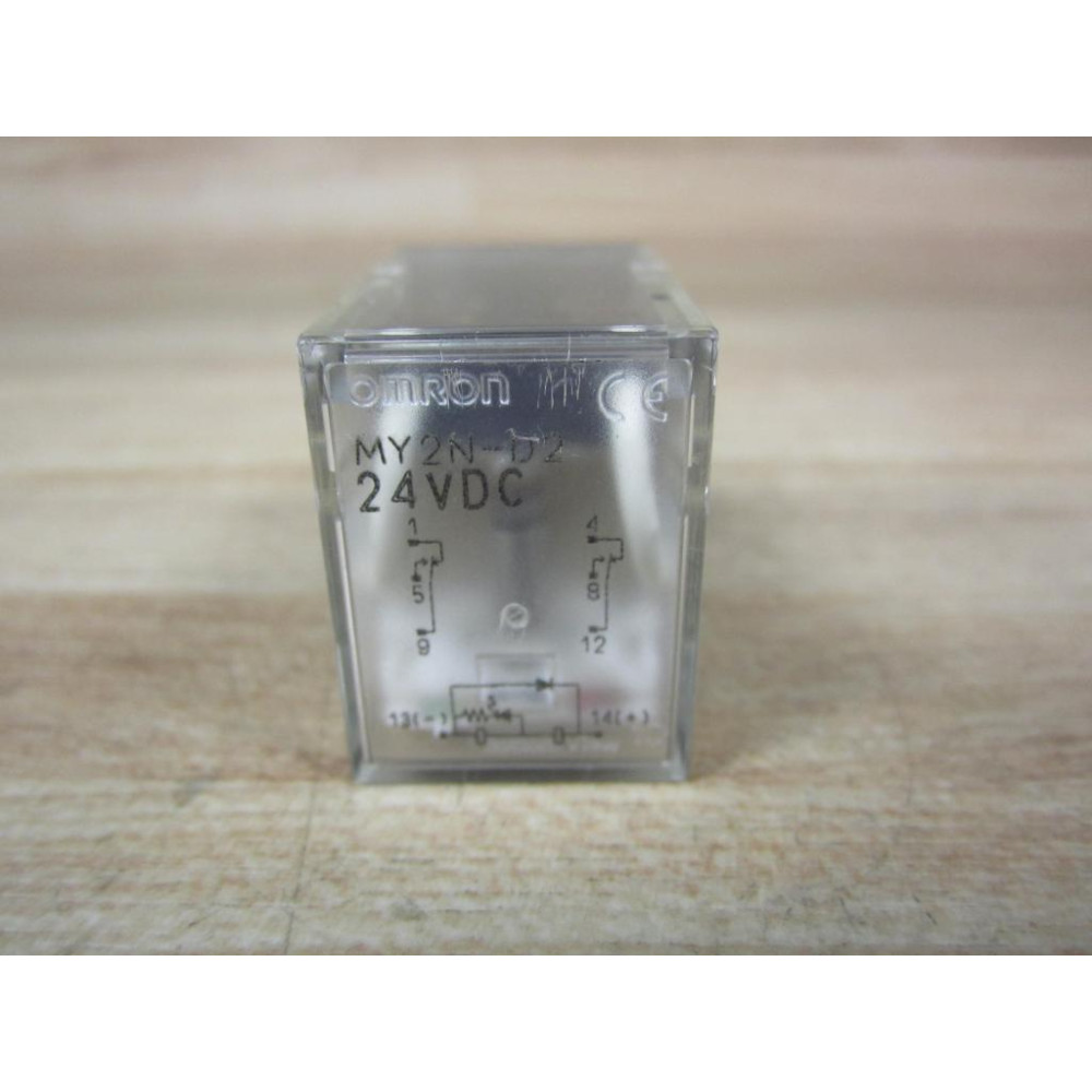 Omron MY2N-D2-24V DC Relay MY2N-D2-24-VDC . - Used