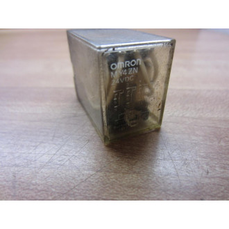 Omron MY4ZN-24V DC Relay MY4ZN24VDC Red Indicator - Used