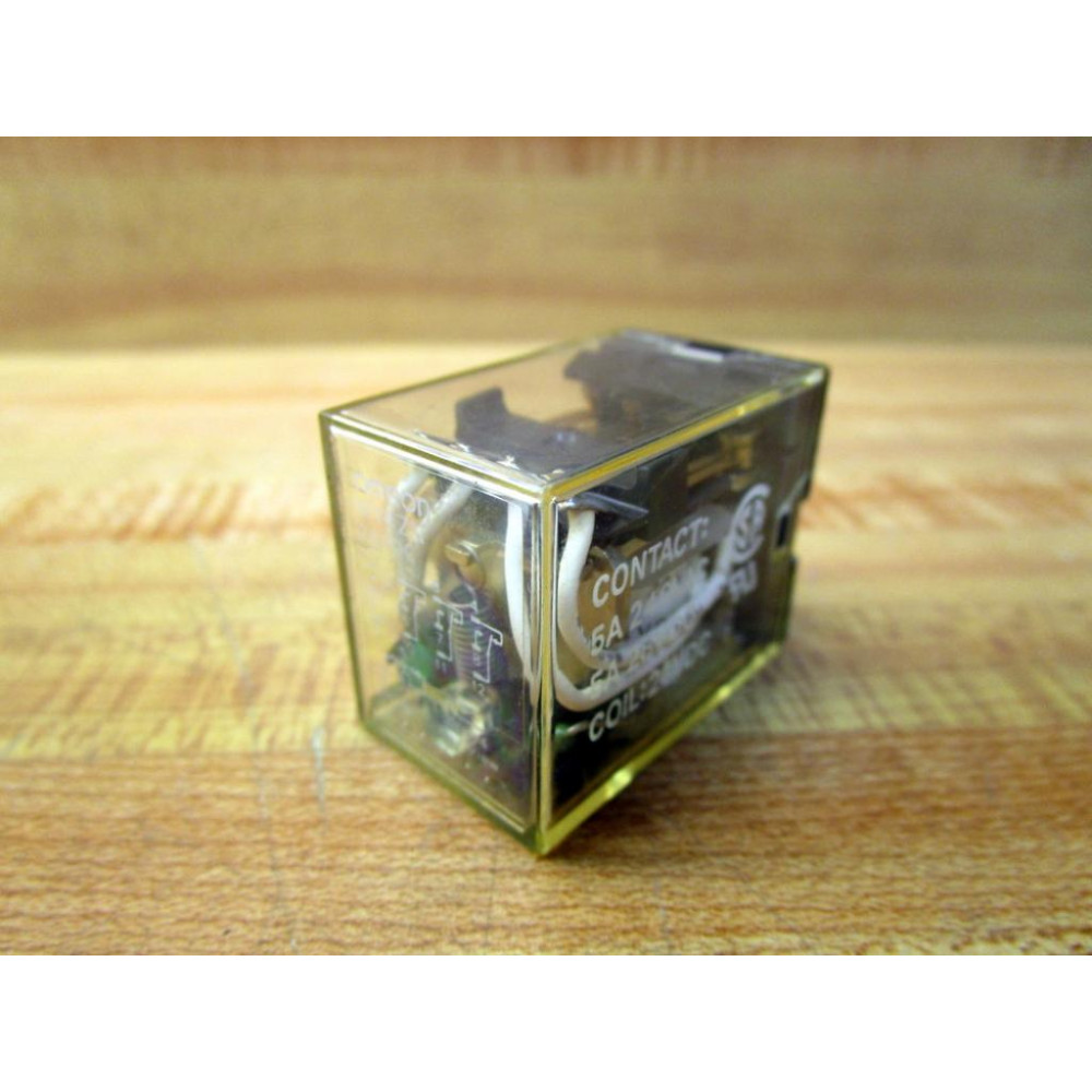 Omron MY4ZN-24V DC Relay MY4ZN24VDC Green Indicator - New No Box