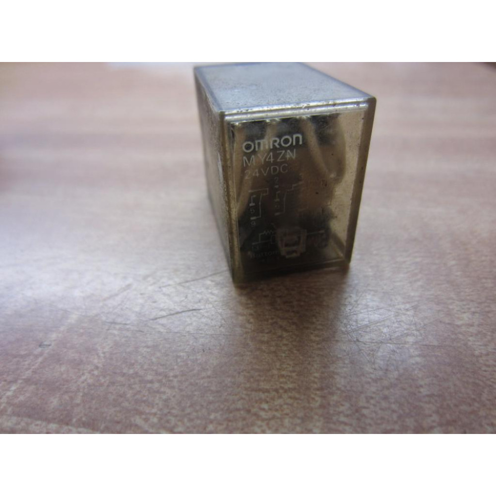 Omron MY4ZN-24V DC Relay MY4ZN24VDC Green Indicator - Used