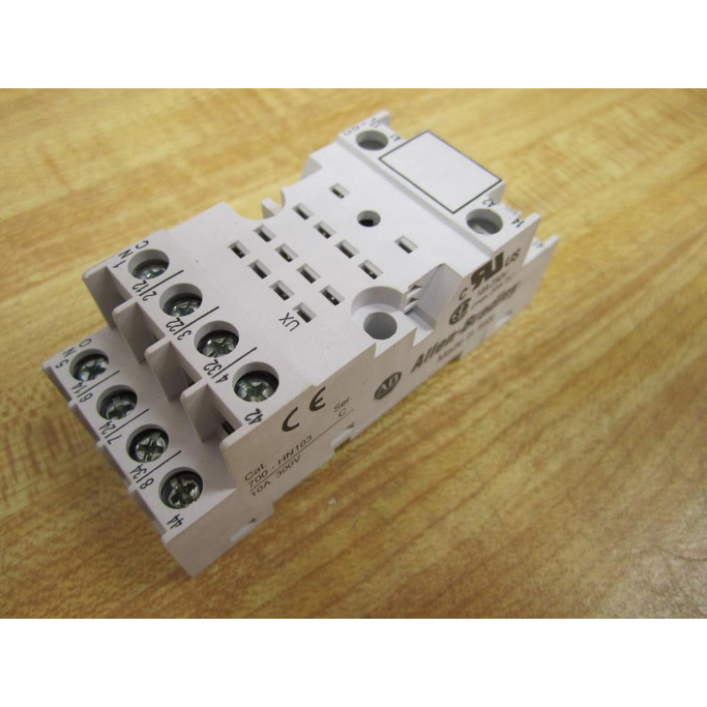 Allen Bradley 700-HN103 Relay Socket 700HN103 Gray - New No Box