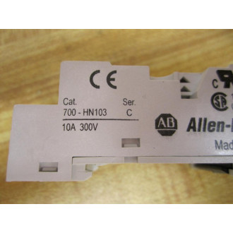 Allen Bradley 700-HN103 Relay Socket 700HN103 Gray - New No Box