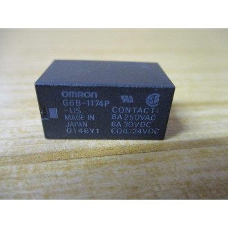 Omron G6B-1174P-US-24VDC Relay G6B-1174P-US - New No Box