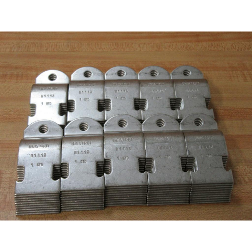 Unistrut N1113NH Pipe Clamp 1" 50 Pair No Nuts & Bolts - New No Box