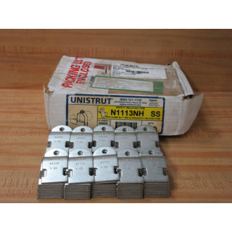 Unistrut N1113NH Pipe Clamp 1" 50 Pair No Nuts & Bolts