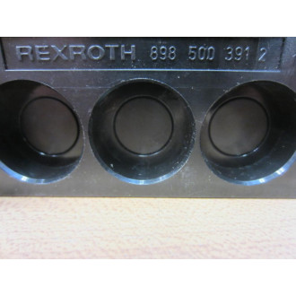 Rexroth 898-500-391-2 Pneumatic Valve Manifold Segment Typ40 - New No Box
