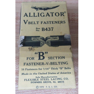 Flexible Steel Lacing B437 V Belt Fasteners 70023 (Pack of 10)