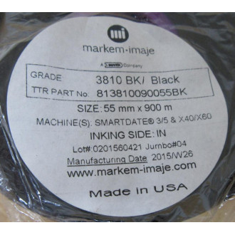 Markem-Imaje 813810090055BK Thermal Transfer Ribbon