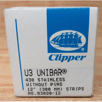 Clipper 83020-12 Belt Fastener Unibar U3 (Pack of 8)