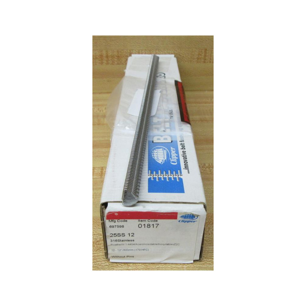 ClipperFlexco 25SS12 Unibar Fastner 01817 (Pack of 12)