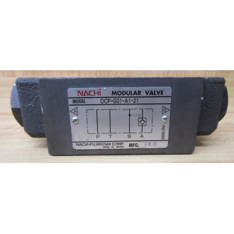 Nachi OCP-G01-A1-21 Modular Valve OCPG01A121 - Used