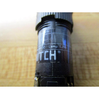 Alcoswitch 16 SL Square Illuminated Pushbutton Switch 16SL Reads: Feed Hold - Used
