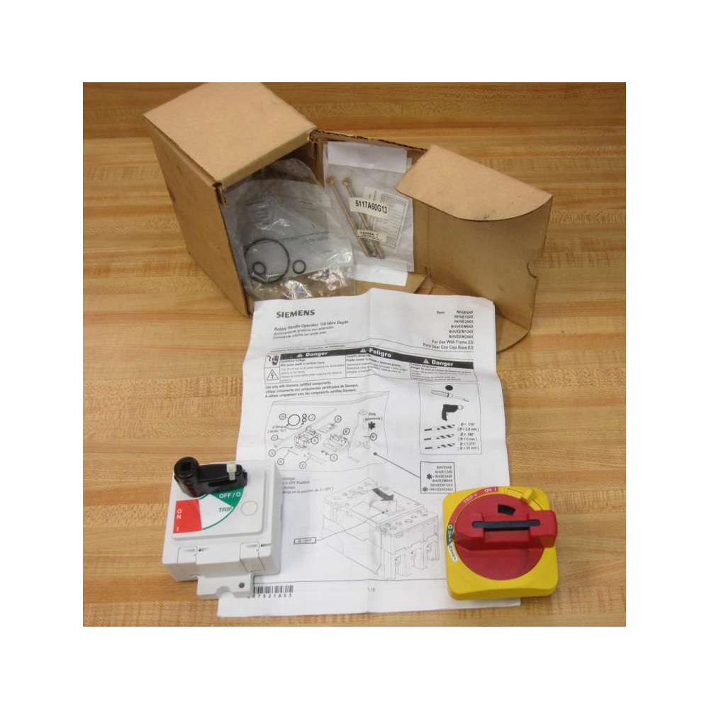 Siemens RHVEEM64X Rotary Handle Operator Variable Depth Kit