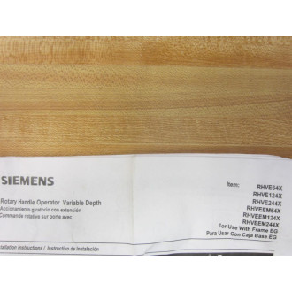 Siemens RHVEEM64X Rotary Handle Operator Variable Depth Kit