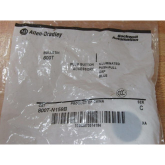 Allen Bradley 800T-N159B Blue Button Cap 800TN159B