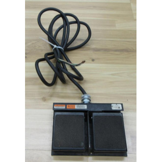 SSC Controls DS100-DG Dual Pedal Foot Switch DS100DG WO Gaurd - Used