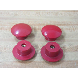 Allen Bradley 800T-N246R Pushbutton Cap 800TN246R (Pack of 4) - Used