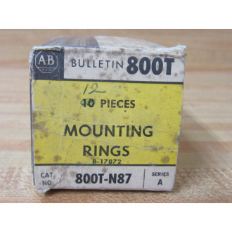 Allen Bradley 800T-N87 Mounting Ring 800TN87 (Pack of 12)