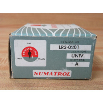 Numatrol LR3-0201 Numatics Limit Switch LR30201 Shaft Pos. A