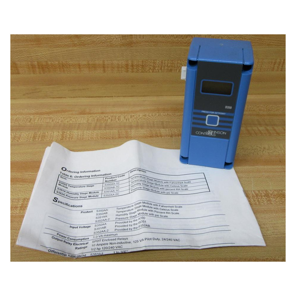 Johnson Controls D350AA-1C Temperature Display Module D350AA1C - New No Box