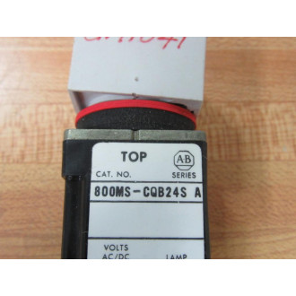 Allen Bradley 800MS-CQB24S Operator For Pushbutton 800MSCQB24S (Pack of 2) - Used