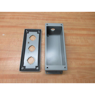 Hoffman E-3PB 3 Hole Pushbutton Enclosure 58030 - New No Box