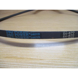 D&D 5V-670 V-Belt 5V670