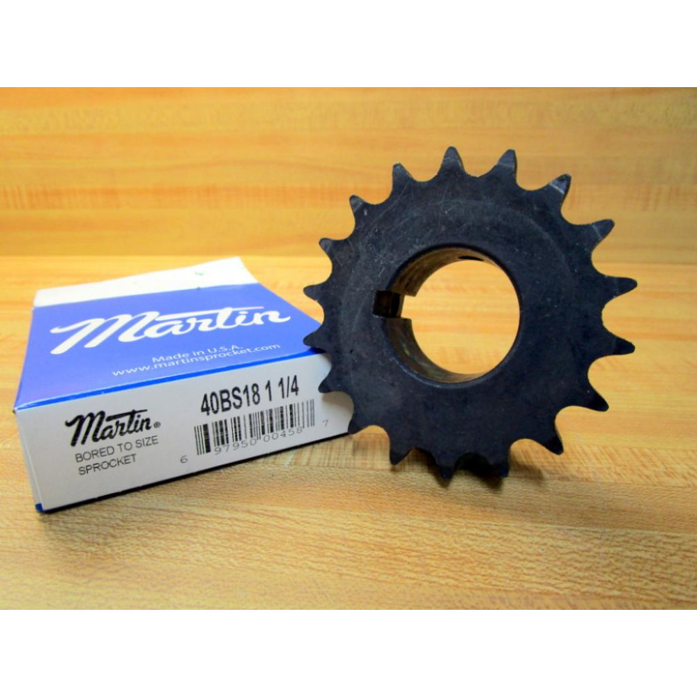 Martin 40BS18 1 14 Sprocket WKW 40BS18114 Martin 40BS18 1 14 Sprocket WKW 40BS18114