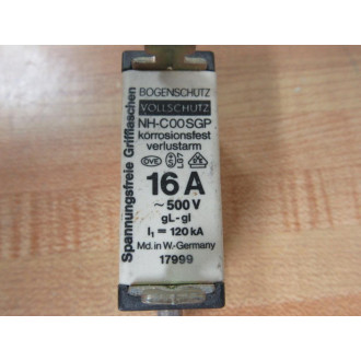 Bogenschutz NH-COOSGP Vollschutz Fuse NH-C00SGP - New No Box
