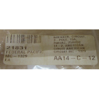 American Circuit Breaker MC-1329 Circuit Breaker MC1329