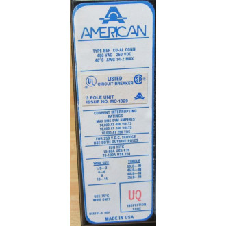 American Circuit Breaker MC-1329 Circuit Breaker MC1329