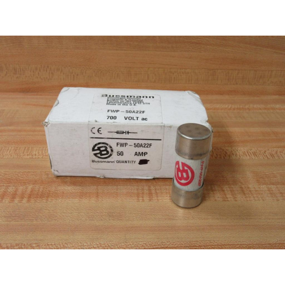 Bussmann FWP-50A22F Cooper Fast Acting Fuse FWP50A22F (Pack of 4)