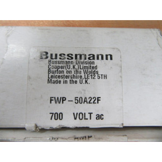 Bussmann FWP-50A22F Cooper Fast Acting Fuse FWP50A22F (Pack of 4)