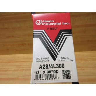 Jason 4L300 Megadyne V-Belt A28 (Pack of 4)