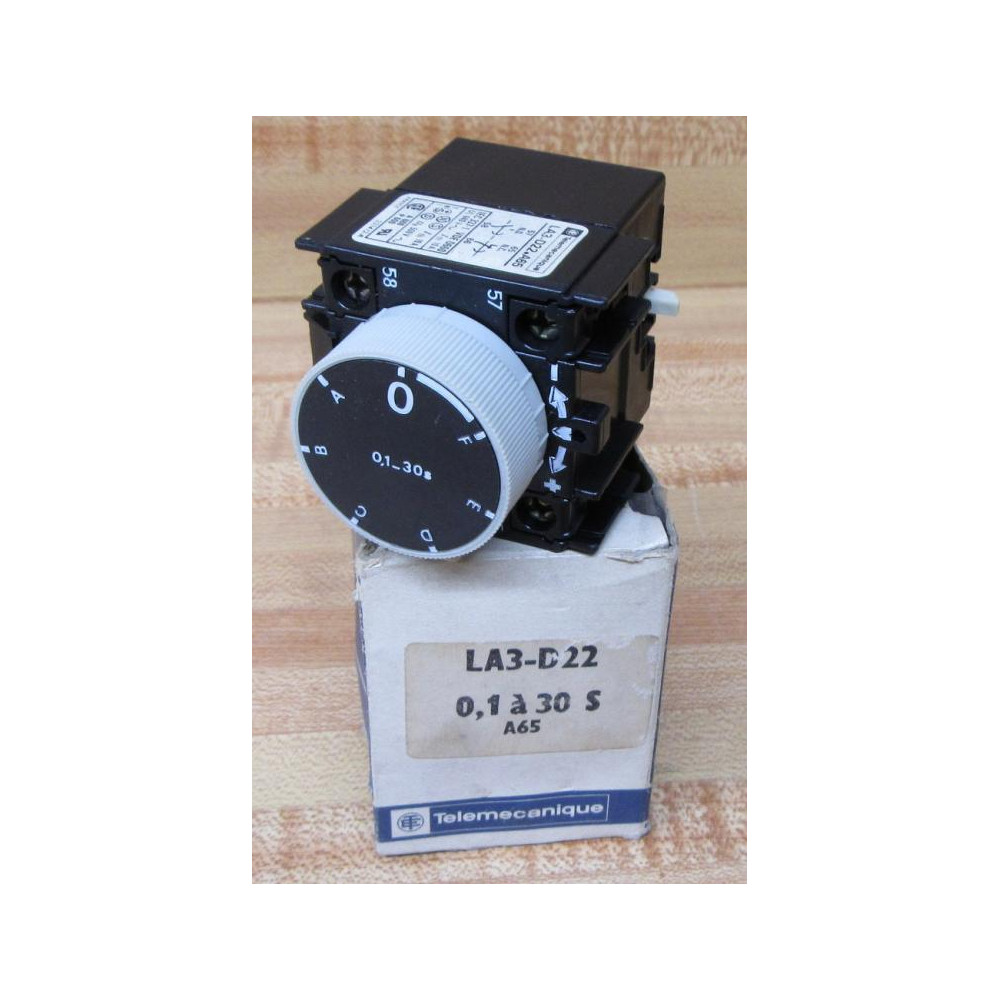 Telemecanique LA3-D22 A65 Time Delay Module LA3D22A65 Telemecanique LA3-D22 A65 Time Delay Module LA3D22A65