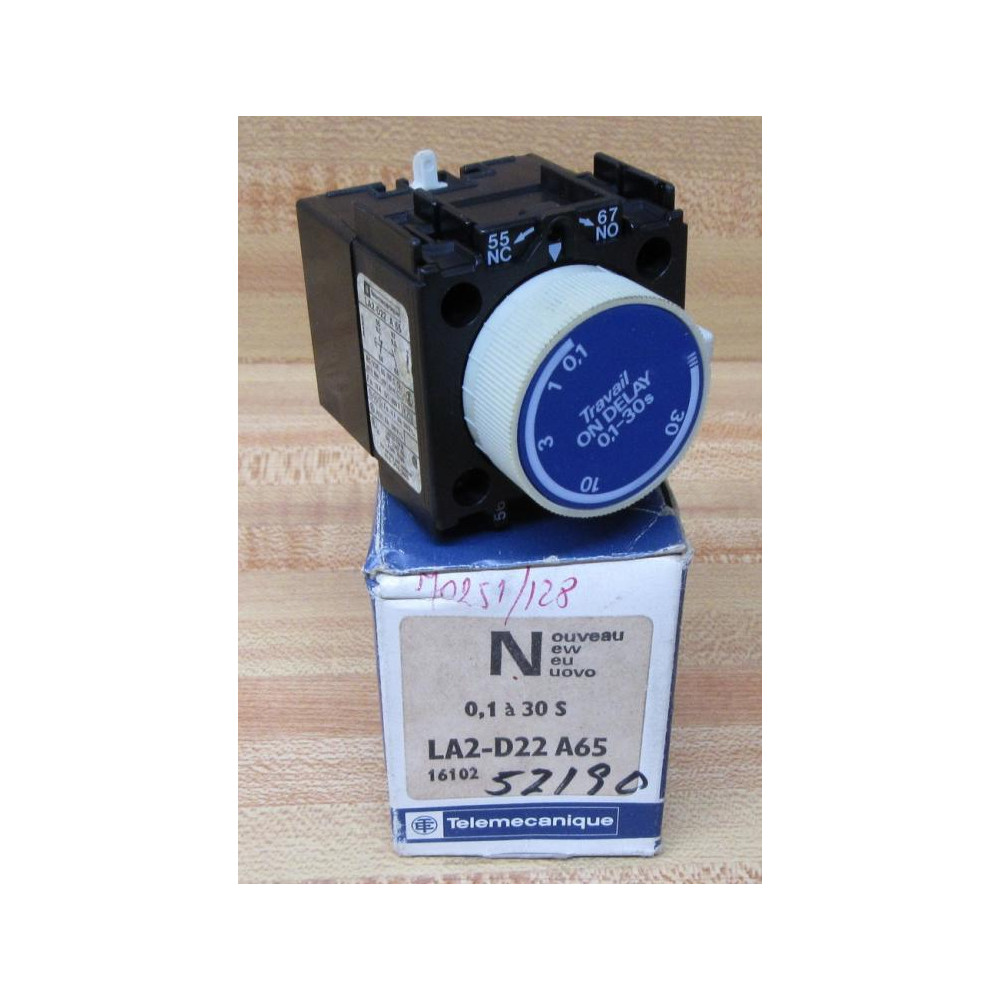 Telemecanique LA2-D22 A65 Time Delay Module LA2D22A65 Telemecanique LA2-D22 A65 Time Delay Module LA2D22A65