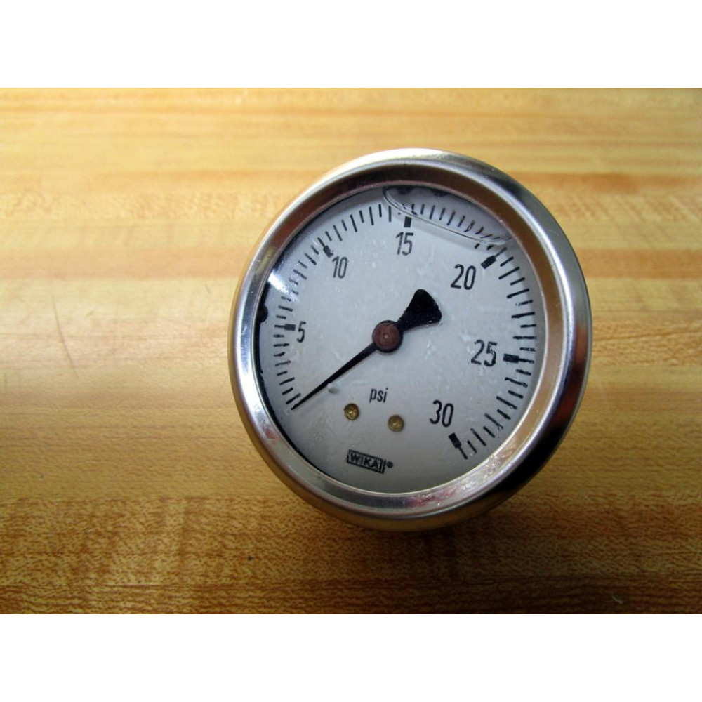 Wika 0-30PSI 2" Gauge 030PSI NPT Thread 14" - New No Box