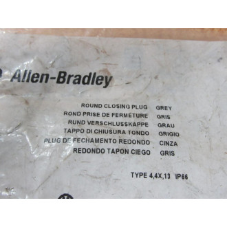 Allen Bradley 800F-N8 Round Closing Plug 800FN8 (Pack of 2)